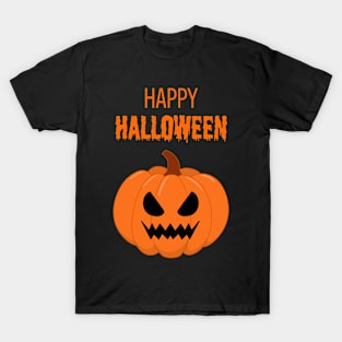 Happy Halloween Pumpkin Face #1 T-Shirt